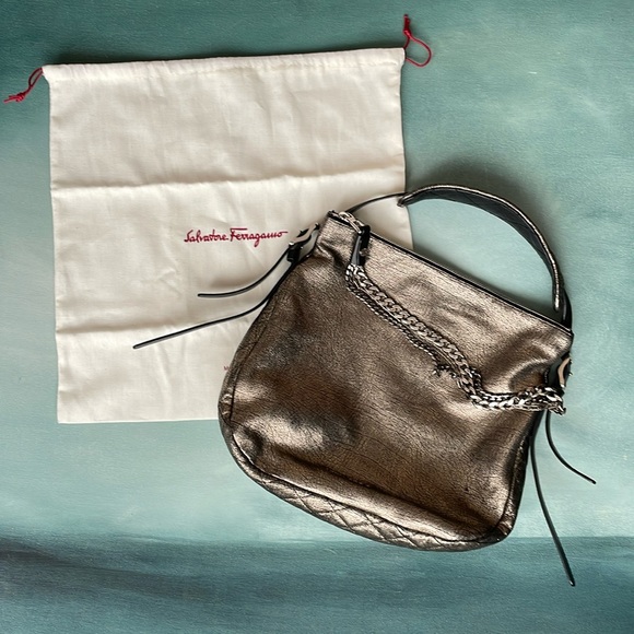 Authentic Jimmy Choo Blake Leather Shoulder Bag - Picture 3 of 16